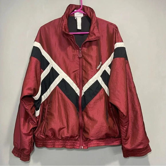 Vintage 90s” Adidas Windbreaker Mens Jacket L - Picture 1 of 13